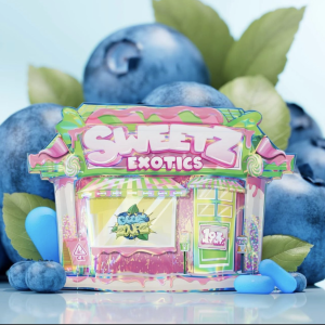 Sweetz Exotics Weed Blue Zours
