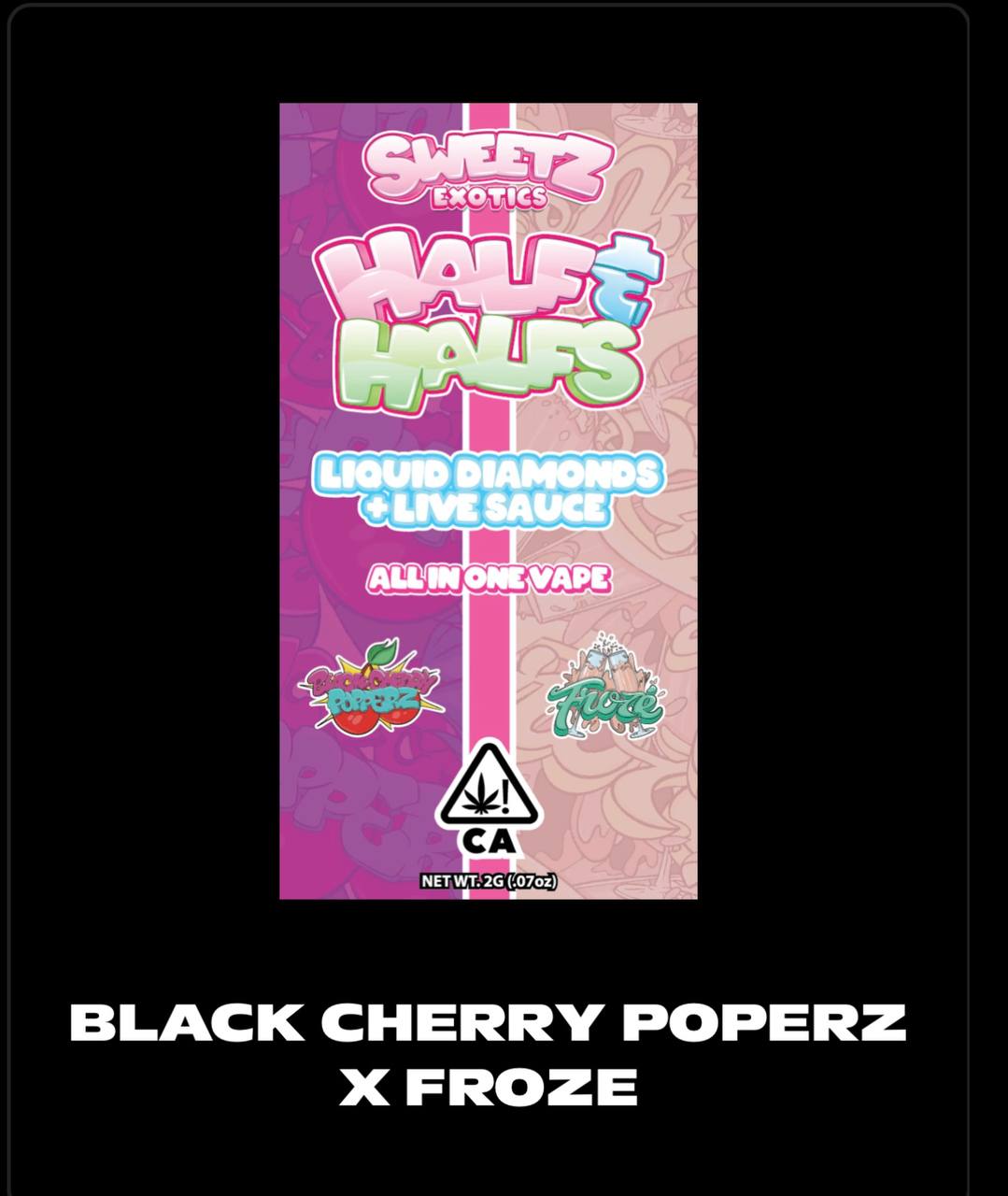Black Cherry Poperz x Froze